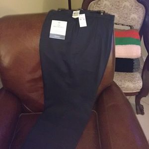 Navy Blue Khaki-Pleated Dockers